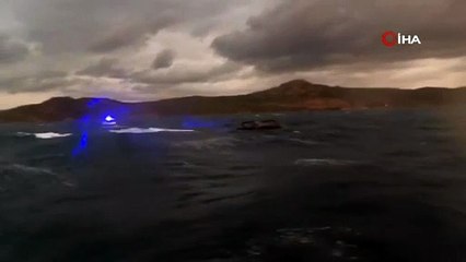 Ege'de ölümle burun buruna anlar kamerada