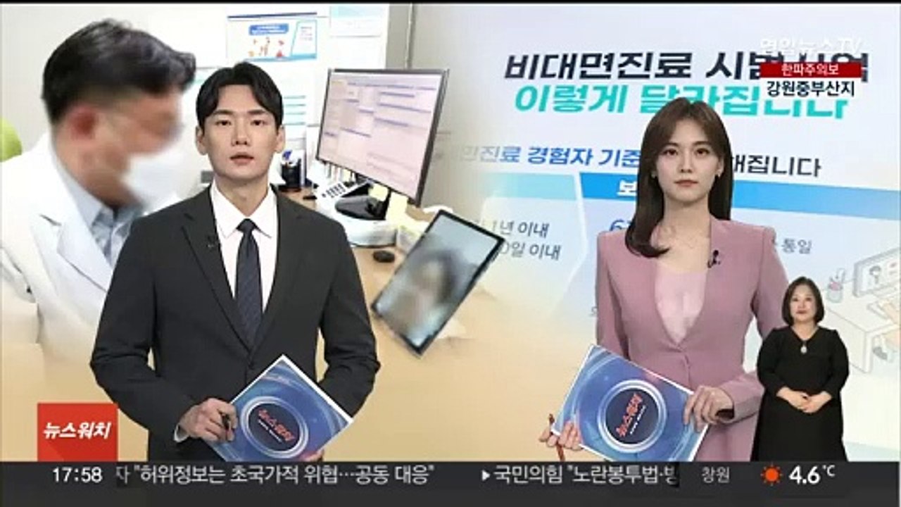 초진 환자 비대면 진료 대폭 확대…의료계 우려도