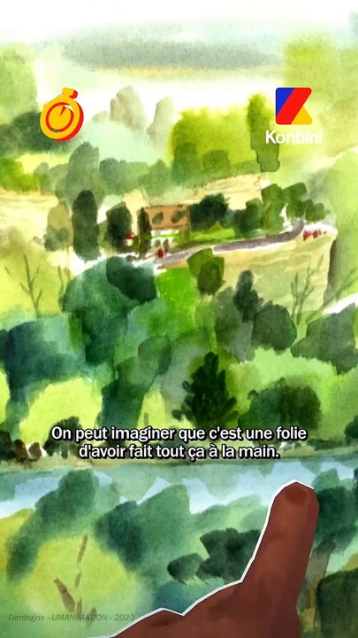 Cedric Babouche a conçu le jeu 'Dordogne', entièrement à l'aquarelle pendant 4 ans et il nous dit tout en 1 minute chrono ! La sortie de la version physique du jeu 'Dordogne' est annoncée pour 'fin novembre'