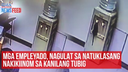 Download Video: Mga empleyado, nagulat sa natuklasang nakikiinom sa kanilang tubig | GMA Integrated Newsfeed