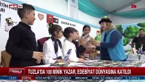 Tuzla'da 100 minik yazar, edebiyat dünyası katıldı