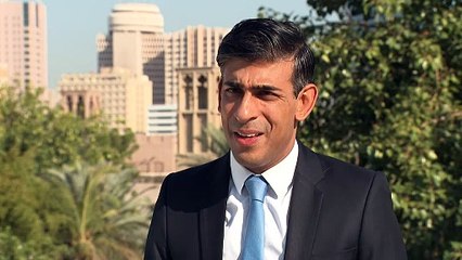 Sunak calls for ‘realistic’ approach to reaching net zero