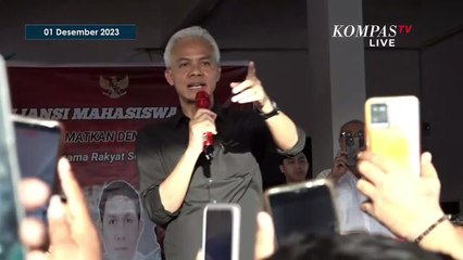 [FULL] Orasi Ganjar di Hadapan Mahasiswa NTT, Bahas Pendidikan hingga Pangan