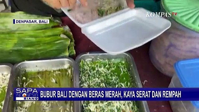Kuliner Bubur Bali dengan Beras Merah, Kaya Serat dan Rempah Hanya Rp 10.000 per Porsi
