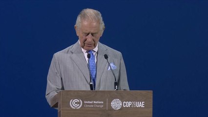 King Charles make a speech at COP28 in Dubai