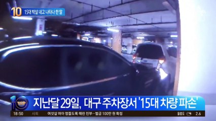 차량 15대 ‘쿵’…잠적 후 “보험 처리할 것”
