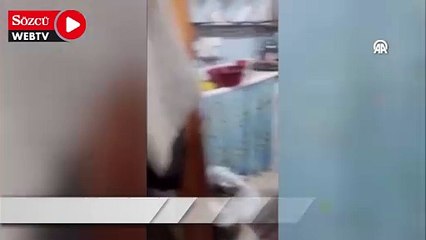 Bazanın içinde saklanırken yakalandı