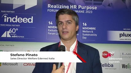 Скачать видео: Forum Risorse Umane, Pinato (Edenred Italia): “Engagement sfida più grande”