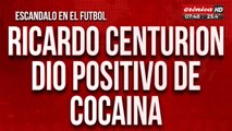 Escándalo en el fútbol: Ricardo Centurión dio positivo en cocaína