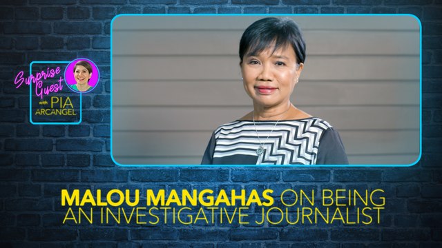 Malou Mangahas sa pagiging investigative journalist | Surprise Guest with Pia Arcangel