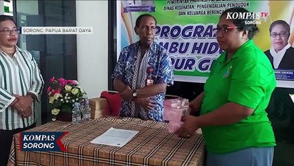 Dinas Kota Sorong Terima Bantuan Jaminan Seribu Hari Kehidupan
