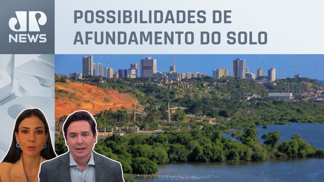 Ministros vão a Maceió monitorar riscos de colapso de mina; Claudio Dantas e Amanda Klein comentam