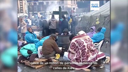 Testigos del Maidán relatan los momentos que marcaron la "transformación" de Ucrania