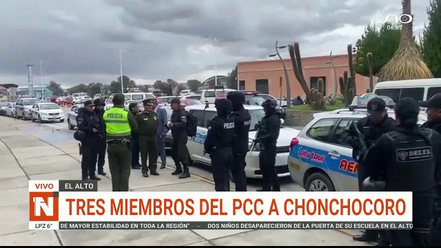 Reos brasileños trasladados a Chonchocoro