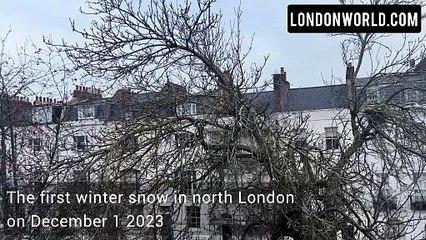 Snow in London