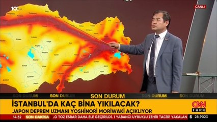 Download Video: Japon Deprem Uzmanı Yoshinori Moriwaki CNN TÜRK'te: Hangi illerde büyük deprem bekliyor?