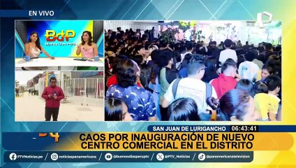 Скачать видео: SJL: nuevo centro comercial podría atender al público desde las 10:00 de la mañana