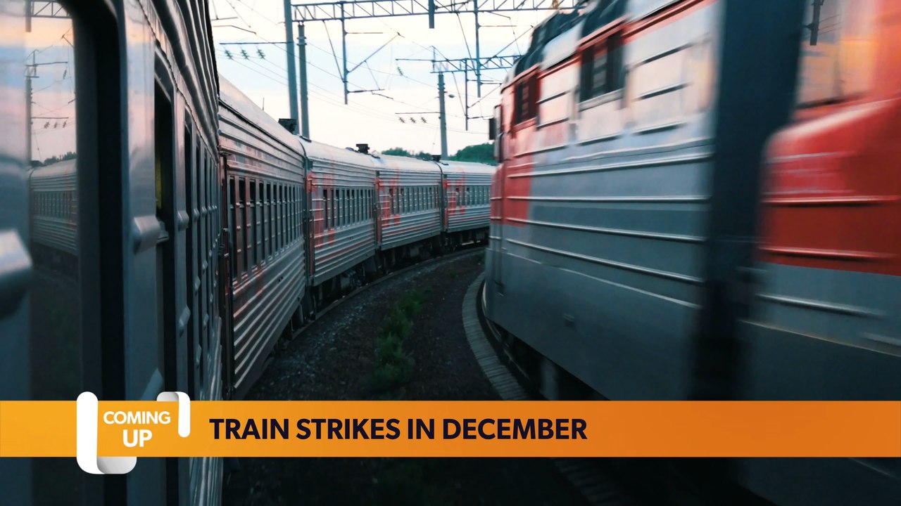 Train strikes planned for December