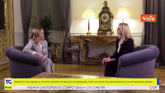 Meloni al Tg Poste: Progetto Polis esempio virtuoso di realizzazione Pnrr