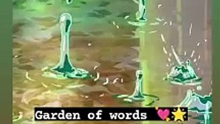 Garden of words anime in hindi #trending #anime