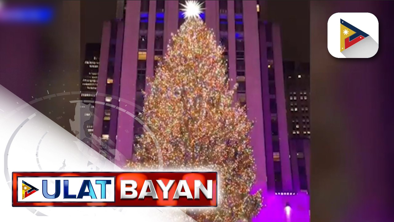 Naggagandahang Christmas lights display, ibinid...