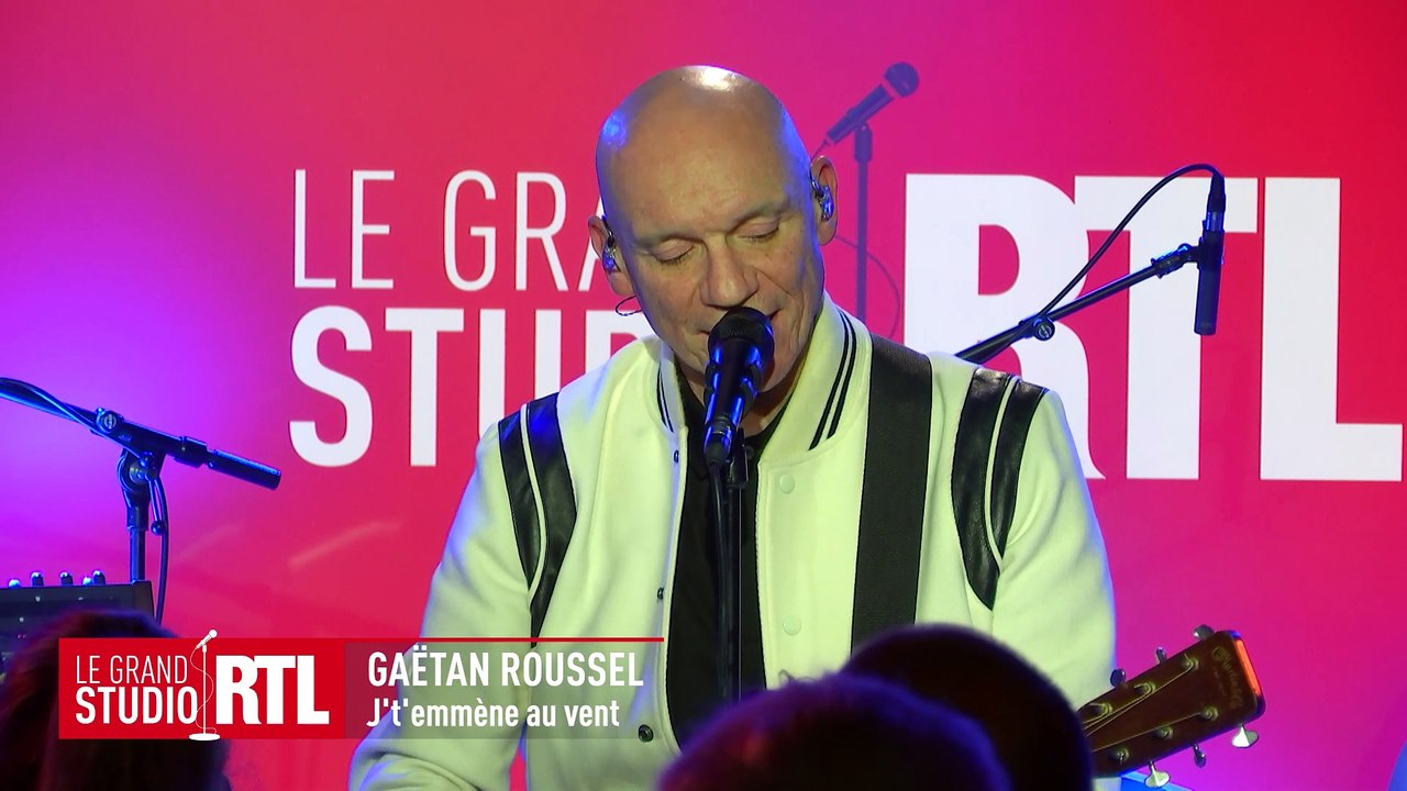 Gaëtan Roussel - J't'emmène au vent (Live) - Le Grand Studio RTL