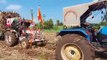 How to pull loaded sugarcane tractor by sonalika tractor // village tractor video in India