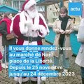Le Père Noël au marché de Noël à Brest - 2023