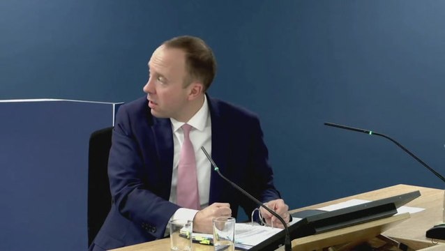 Matt Hancock snaps back as he’s grilled over UK’s lack of preparation during Covid inquiry