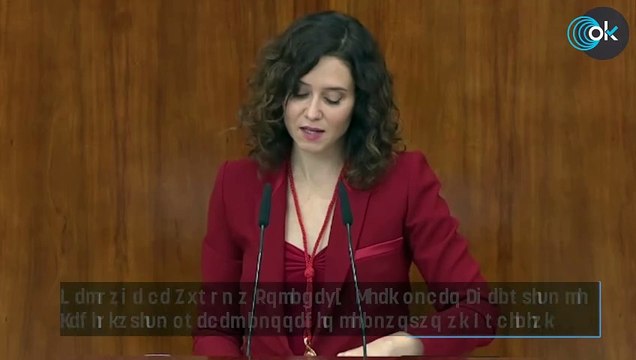 Mensaje de Ayuso a Sánchez: Ni el poder Ejecutivo ni Legislativo pueden corregir ni coartar al Judicial