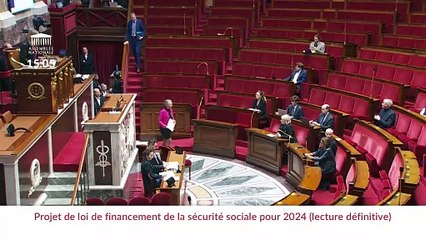 Download Video: La Première ministre Elisabeth Borne a déclenché une nouvelle fois l'article 49.3 de la Constitution à l'Assemblée nationale, pour obtenir cette fois l'adoption définitive sans vote du projet de budget de la Sécurité sociale