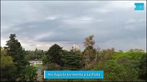 Así llega la tormenta a La Plata