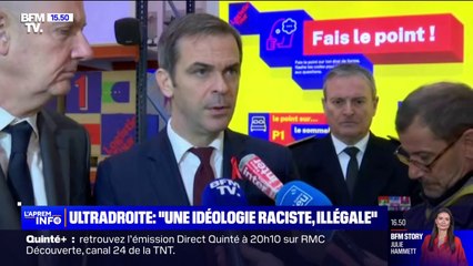 Ultradroite: Olivier Véran dénonce "une idéologie illégale, raciste, xénophobe et violente"