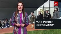 Militares son pueblo uniformado: AMLO