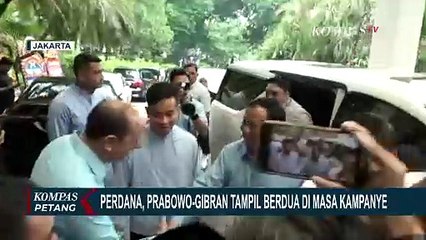 Rakor TKN Jadi Momen Perdana Prabowo Bersama Gibran di Masa Kampanye