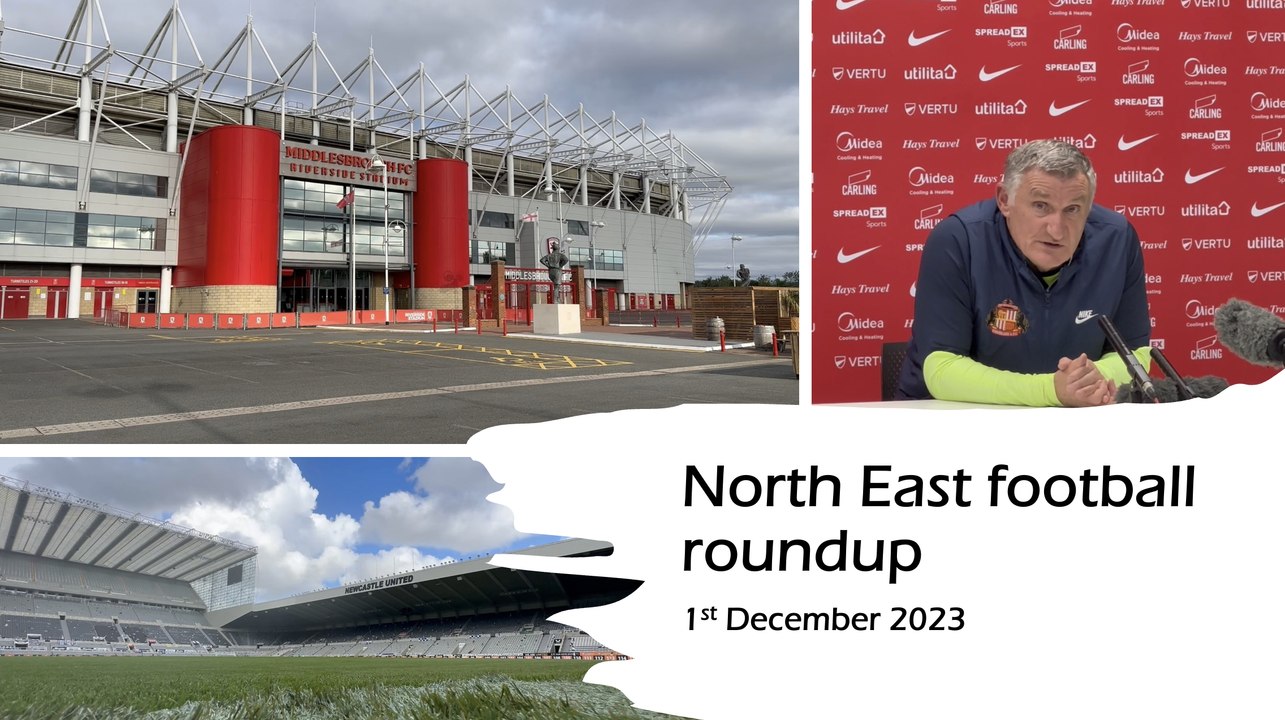 Newcastle on the hunt following Champions League controversy, with Sunderland looking to plough through festive fixtures & Boro relishing Elland Road trip: North East football roundup