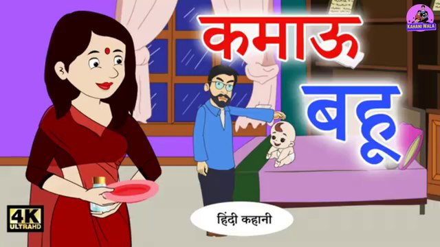 कमाऊ बहू Kahani Wala _ Bedtime Moral Stories _ Hindi Fairy Tales _ Hindi Kahaniyan _ New Story