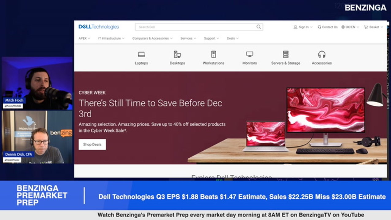 Dell Technologies Shares Are Trading Lower Afte...