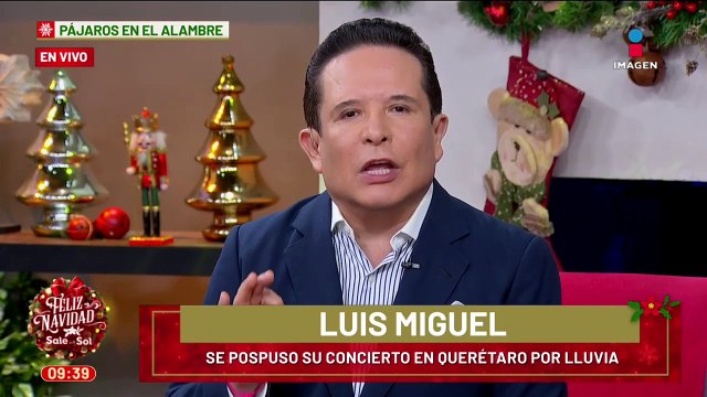 Luis Miguel CANCELA concierto en Querétaro por fuerte lluvia y lo POSPONE