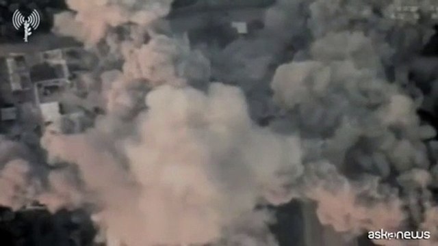 Israele diffonde nuovi video: colpiti oltre 200 obiettivi terroristici