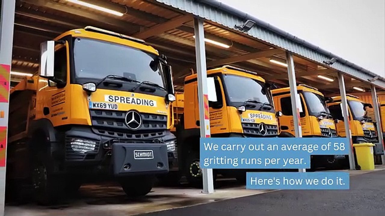 Bath and North East Somerset Council prepare for cold snap with 250 tonnes of gritting salt being spread across B&NES roads