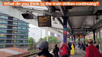 Train strikes vox pop