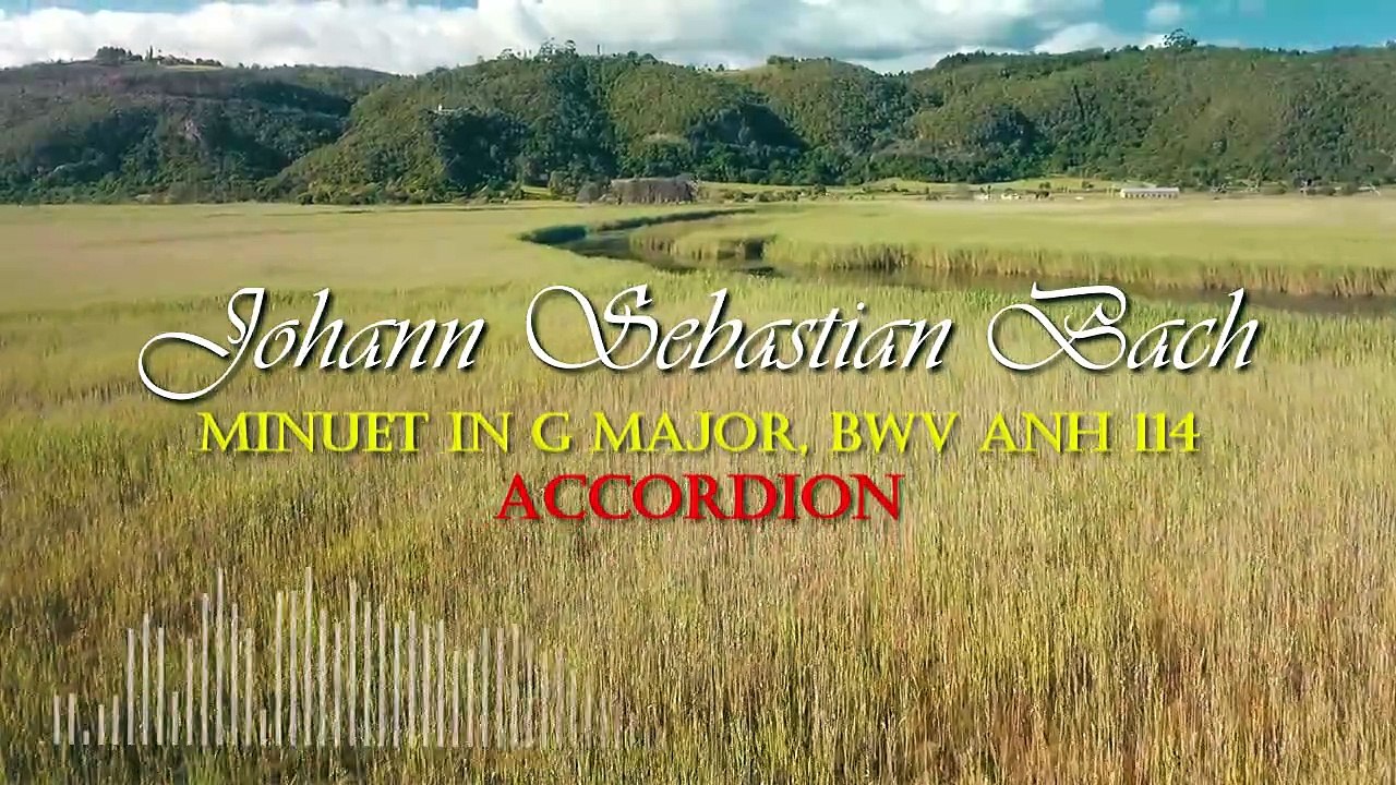Johann Sebastian Bach - Minuet In G Major, Bwv Anh 114-ACCORDION