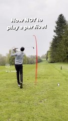 How Not To Play A Par Five #Shorts | Golf Monthly