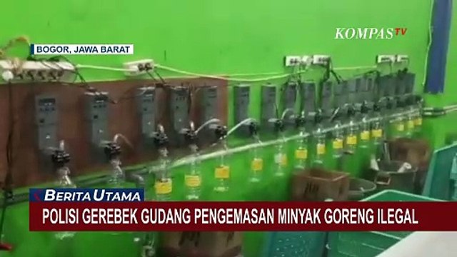 Penggerebekan Gudang Pengemasan Minyak Goreng Bersubsidi Ilegal di Bogor