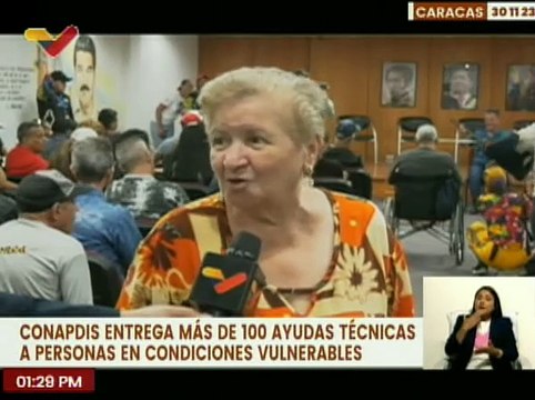 Gob. nacional y Conapdis realizan entrega de ayudas técnicas dignificando a caraqueños vulnerables