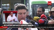 Juez impide a Samuel García dejar cargo como gobernador hasta resolver interinato