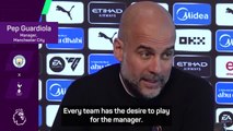 Guardiola and Postecoglou sing each other's praises