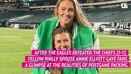 Fellow Eagles Wife Mocks ‘National Treasure’ Kylie Kelce’s Packing Skills After Chiefs Game