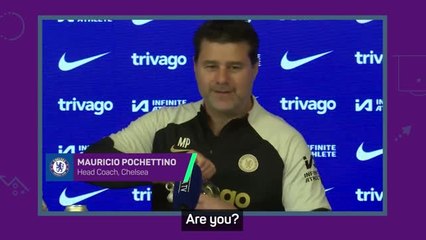 Pochettino jokes he enjoys the builld-up to games, until they start!